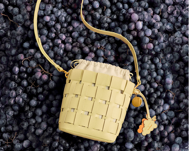 トートバッグ Stella McCartney 'Veuve Clicquot' bucket bag Women Chocolate Frayme Veuve Clicquot Bucket Bag | Stella